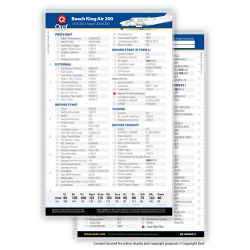 Qref Checklist - Card Version - Beech King Air 200