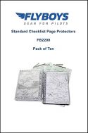Flyboys Standards Checklist Page Protectors - Package of Ten