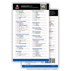Qref Checklist - Card Version - Garmin Oregon