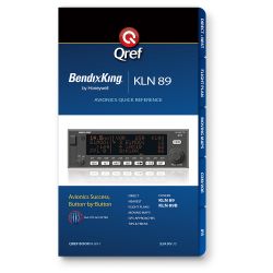 Qref Checklist - Avionics - Book Version - BendixKing KLN 89B
