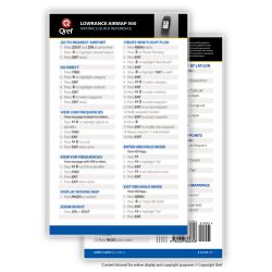 Qref Checklist - Card Version - Lowrance Airmap 500