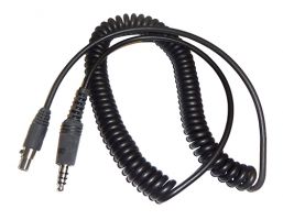 Avcomm Helicopter Coiled Cable for Avcomm AC-747 - P2100